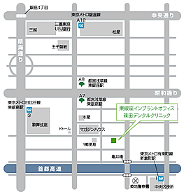 銀座周辺 地図